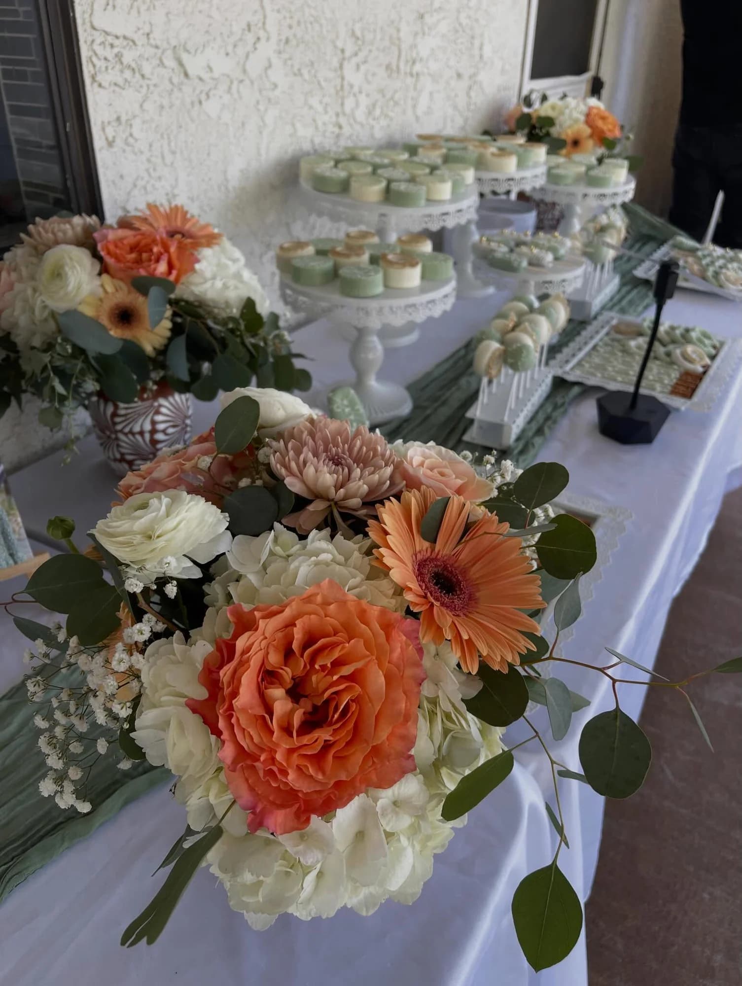 Wedding — Ranch tablescape